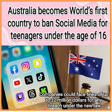 Australia has become the first country to introduce a nationwide social media ban targeting users under the age of 16.