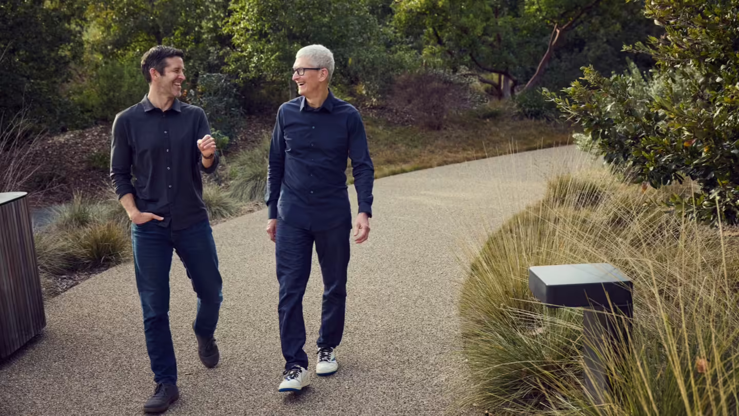 John Tenus & Tim Cook